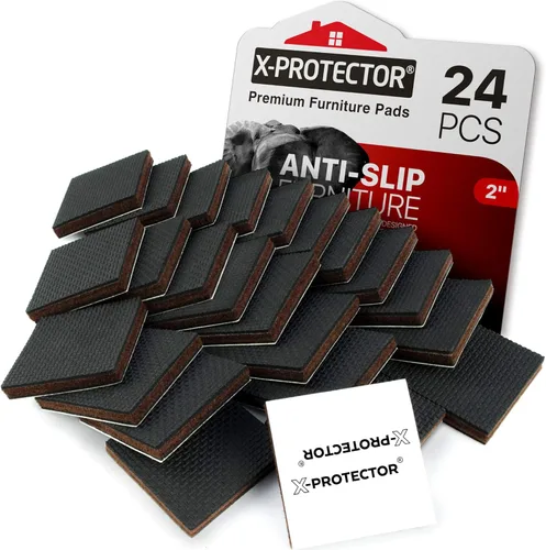Miniatura 15 de Almohadillas Antideslizantes para Muebles 8 piezas 1 1/2" X-Protector - ¡Agarres Premium para Muebles! Patas de Goma Autoadhesivas para Muebles