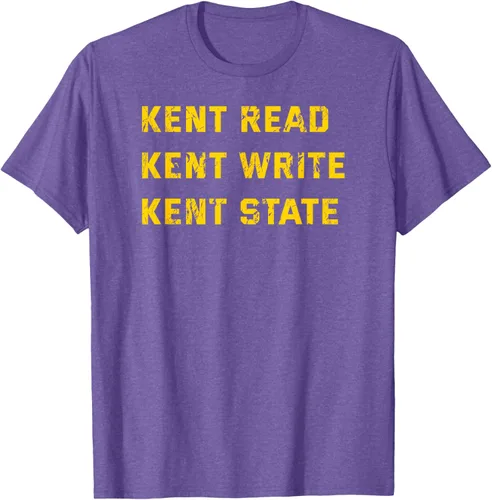 Miniatura 6 de University Apparel Kent Read, Kent Write, Kent State Camiseta, Azul / Patchwork, S
