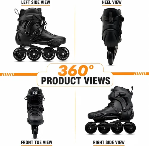 Miniatura 7 de Patines en línea para mujeres y hombres, patines profesionales de fitness con ruedas de poliuretano para hombres y mujeres, patines de alto