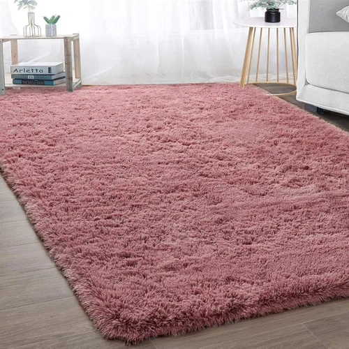 Miniatura 52 de Merelax Alfombra Moderna Suave y Esponjosa Shaggy para Dormitorio Sala de Estar Decoración de Sillas Pequeñas Alfombras Tapetes para Pies Piso, Verde