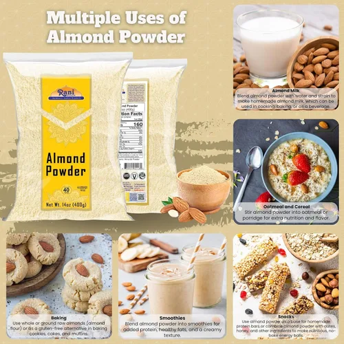 Miniatura 3 de Almendras en polvo Rani 14oz (400g) ~ Todo natural Apto para gluten Sin OMG Kosher Vegano Producto de Estados Unidos