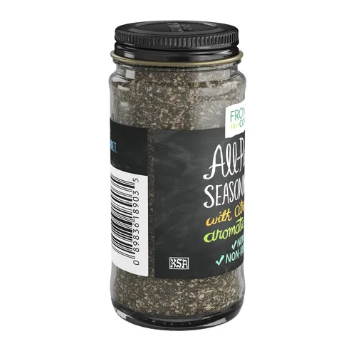 Miniatura 2 de Frontier Co-op Condimento multiusos, cebolla, perejil, albahaca, cáscara de limón, tomillo, ajo y otras especias aromáticas, sin sal, Kosher 1.2