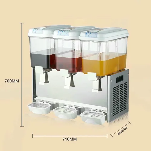 Miniatura 6 de Máquina congelada comercial del aguanieve del hielo de la bebida del jugo de la máquina del granizado comercial 54L, la fabricación de la bebida