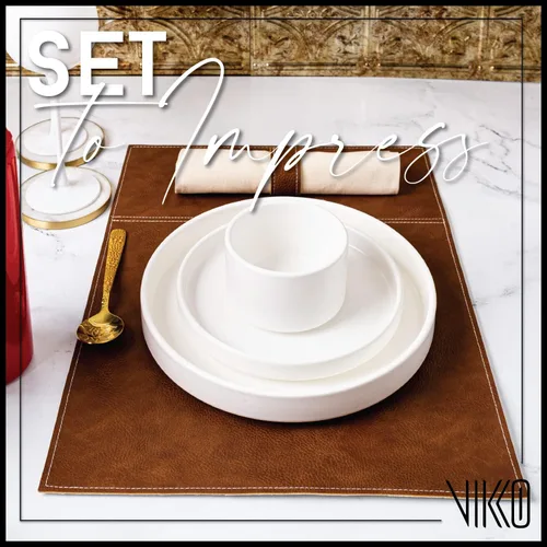 Miniatura 6 de Vikko Moderno juego de 4 cuencos de sopa de porcelana blanca mate, apilables de 14 onzas, elegante, estilo restaurante, apto para microondas