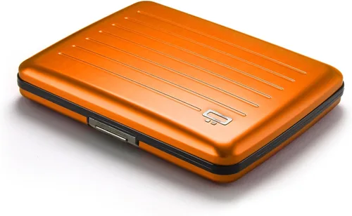 Cartera de aluminio ÖGON -DESIGNS-, de gran capacidad con cerradura metálica, protección RFID contra fraudes y desmagnetización, modelo Smart Case