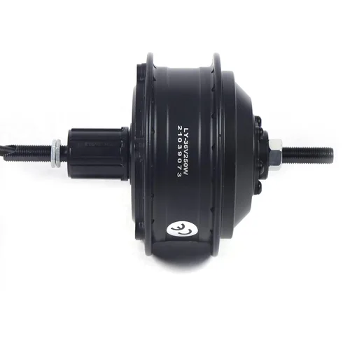 Miniatura 2 de 36V 250W eléctrico sin escobillas engranaje trasero motor de cubo roscado motor del buje, motor de la rueda trasera (B)
