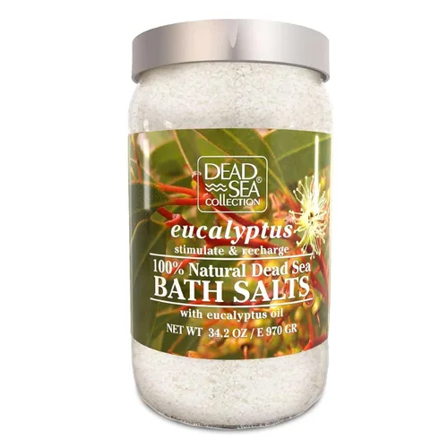 Miniatura 11 de Dead Sea Collection Sales de baño con almendra y vainilla – Sal pura del Mar Muerto y aceite de almendras dulces – Nutritiva calmante y relajante