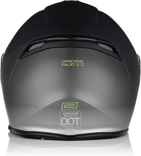 Miniatura 5 de ORIGINE Casco de motocicleta de cara abierta 3/4 con doble visera para scooters, aprobado por DOT