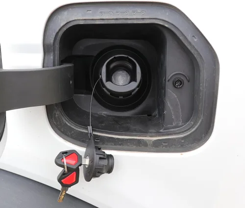 Miniatura 8 de Tapa de gas con bloqueo de combustible compatible con Ford Bronco 2/4 puertas F150 2021 2022 2023 2024 2025 nuevo Ford Bronco 2/4 puertas F150