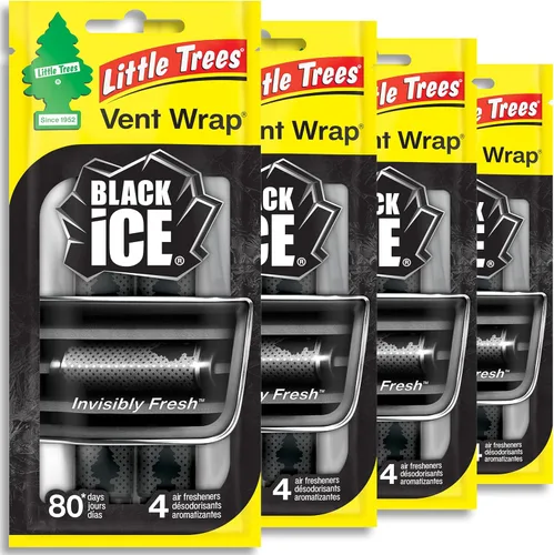 Ambientador para auto de la marca Little Trees | Se cuelga de la rejilla de ventilación y proporciona un fresco aroma de forma duradera, invisible