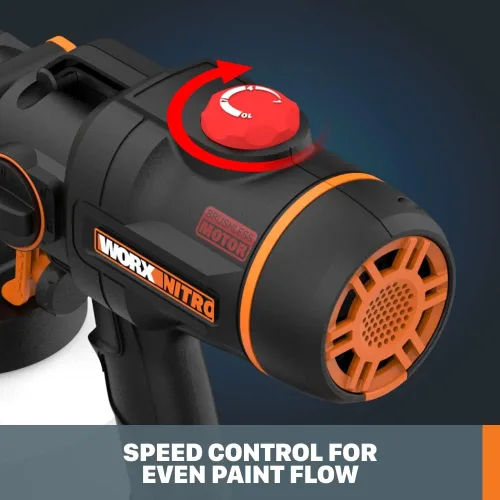 Miniatura 4 de Worx Nitro - Rociador de pintura inalámbrico de 20 V con motor sin escobillas, batería y cargador no incluidos, WX020L.9