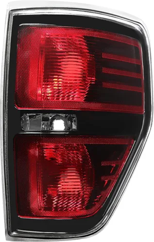 Miniatura 2 de HECASA Luz trasera compatible con Ford F-150 2009-2014 de repuesto para BL3Z13404B BL3Z13404AA W/O arnés de bombillas lente transparente carcasa