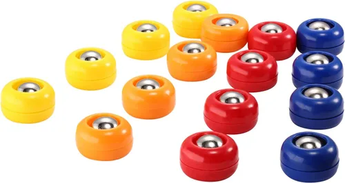 Miniatura 6 de Gejoy Mini Shuffleboard Discos de Repuesto Equipo de Mesa Rodillos Set Shuffleboard Curling Accesorios