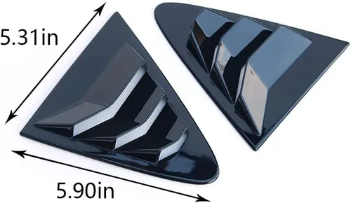 Miniatura 6 de Para Toyota Corolla 2020 2021 2022 2023 2024 2025 Rejilla de ventilación para ventana lateral trasera, cubre rejilla decorativa, persianas