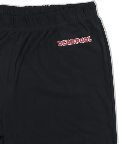 Miniatura 4 de Juego de pijama de Deadpool de Marvel para hombre con sentido común y hormigueo, 2 piezas
