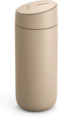 Miniatura 10 de Fellow Taza de viaje Carter Slide de 16 onzas, tapa deslizante con una sola mano, vaso de acero inoxidable aislado al vacío con interior de cerámica