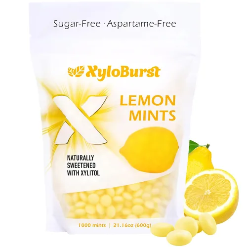 Miniatura 15 de XyloBurst - Mentas de Xilitol Menta para aliento fresco sin azúcar para la salud oral Sin gluten, veganas, aptas para keto Mentas libres