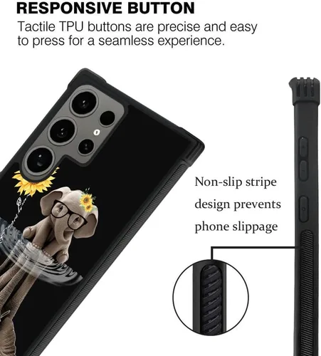 Miniatura 660 de CARLOCA Funda compatible con Samsung Galaxy S22 Ultra, diseño gráfico de Star Howling Wolfs Samsung Galaxy S22 Ultra, diseño gráfico, a prueba