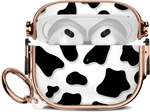Miniatura 140 de Maxjoy para Funda Linda de AirPods 2 (2019) con Bloqueo de Seguridad, Compatible con Funda de AirPod de 2ª Generación de Mármol para Mujeres