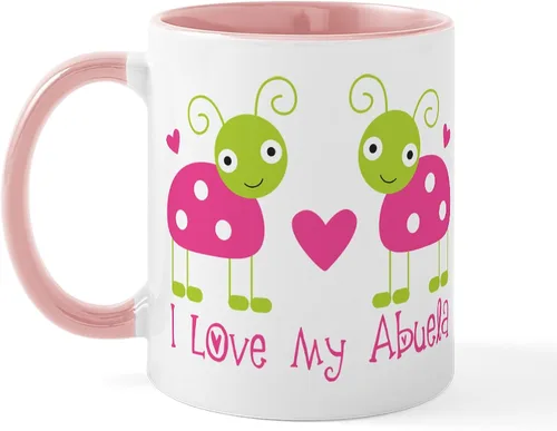 Miniatura 25 de CafePress Taza de café de cerámica Number One Abuelo de 11 oz (11.0 fl oz)