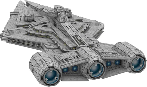 Miniatura 5 de 4D Cityscape Kits de modelo de papel 3D de Star Wars (Imperial Light Cruiser)