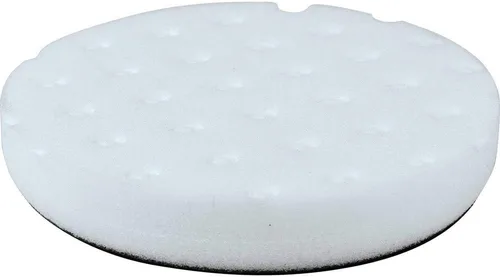Miniatura 2 de Makita T-02668 Almohadilla de pulido de espuma de gancho y bucle de 5-1/2", color blanco