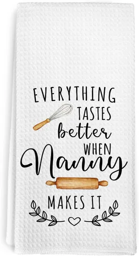 Miniatura 24 de Gigi - Toallas de cocina para el día de la madre, regalos de cumpleaños, para mujeres, abuelas de nietos, nietos, todo sabe mejor cuando Gigi lo