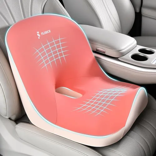 Miniatura 13 de FLORICH - Cojín para Silla de Oficina, Cojín de Espuma Viscoelástica Ergonómico para Silla de Oficina para Alivio de Ciática, Cojín Suave y Memory