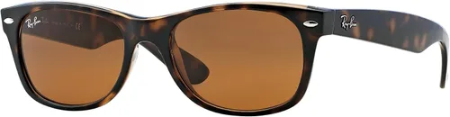 Ray-Ban RB2132 NEW WAYFARER - Gafas de sol para hombres y mujeres paquete con kit de cuidado de gafas de cortesía de diseñador iWear