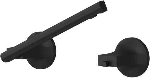 Miniatura 30 de Pfister Pfirst - Toallero moderno para baño, 24 pulgadas, montado en la pared, atornillado, acabado negro mate, BTBPFM2B Mate negro