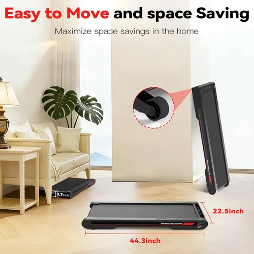 Miniatura 8 de Sperax Walking Treadmill Pad with APP, 3 in 1 Under Desk Treadmill, 400W Low Noise Walking Vibration Pad with Remote Control,Portable Treadmills for
