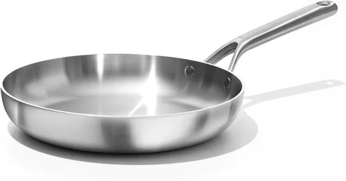 Miniatura 8 de OXO Mira de acero inoxidable de tres capas, sartén de 20 cm, apta para inducción, multicapa, apta para lavavajillas y utensilios de metal