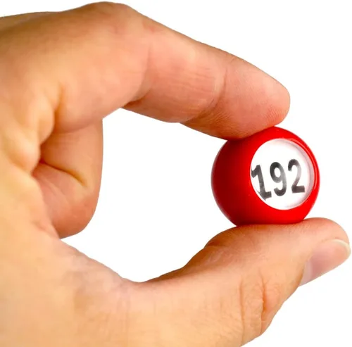 Miniatura 3 de Regal - Bolas de bingo para rifas, bolas de llamadas rojas de primera calidad con ventana de fácil lectura de 7/8 (0.875) pulgadas
