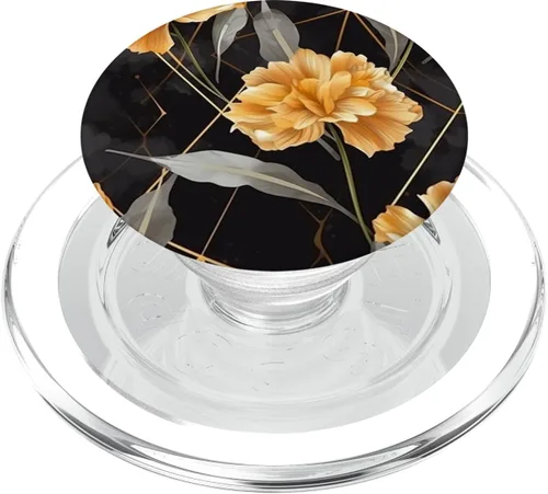 Miniatura 7 de Elegant Marigold Flower PopSockets Adhesive PopGrip
