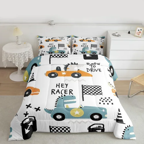 Miniatura 33 de Feelyou Juego de edredón de música rock para niños, edredón colorido con estampado de mariposas para niños y niñas, juego de ropa de cama de Multi