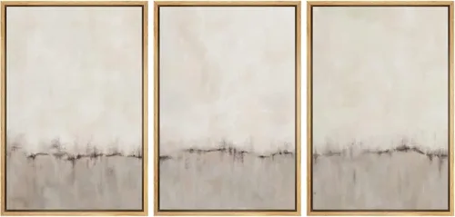 Miniatura 105 de SIGNFORD Impresión en Lienzo Enmarcado Conjunto de Arte de Pared Arte Abstracto Terroso en Tonos Marrón Profundo y Beige Arte Moderno Decorativo