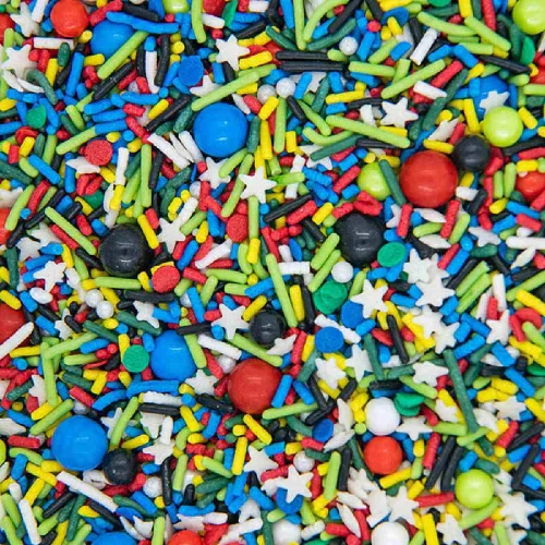 Miniatura 4 de Gránulos de superhéroes para decoración de pasteles, galletas, cupcakes y hornear, decoraciones comestibles para pasteles de superhéroes en Comic