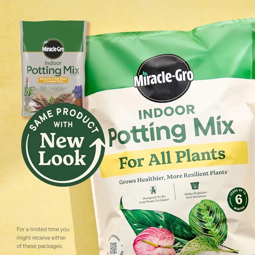 Miniatura 2 de Miracle-Gro Mezcla para Macetas de Interior, Mezclada para una Variedad de Plantas de Casa, Alimenta hasta por 6 Meses, 16 qt.