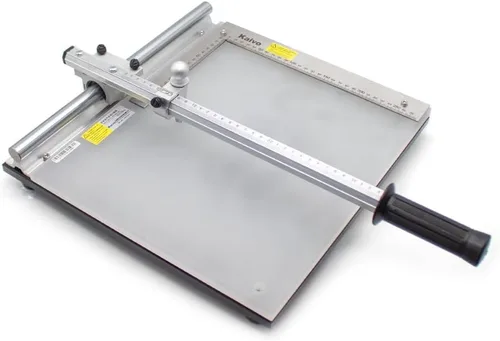 Uso de laboratorio Cortador de vidrio Manual ITO Vidrio a base de vidrio de sílice Junta Máquina de corte 28x33CM KV-C-370 (KVC370 Plus) | Manual