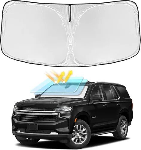 Miniatura 95 de para Dodge RAM 1500 2019-2024 2025 2026 Parasol Parasol para Parabrisas Cubierta - 4 Capas Parasol para Ventana Delantera para RAM1500 2Puertas
