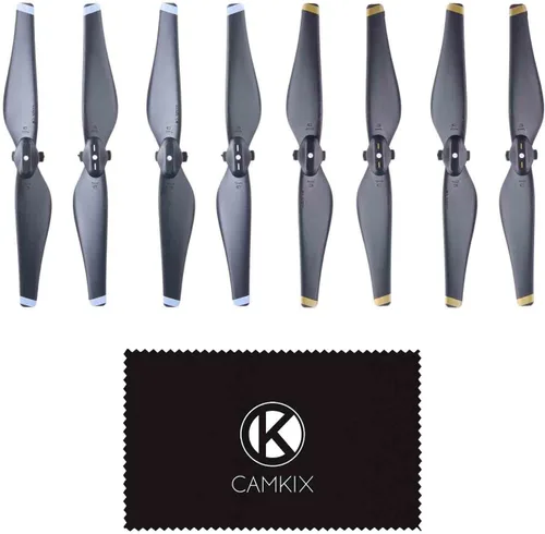 Miniatura 2 de CamKix Hélices de repuesto compatibles con DJI Mavic Air - 4 u 8 cuchillas (negro) (2 juegos de 8 cuchillas)