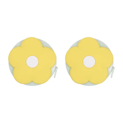 HARFINGTON 2 cintas métricas suaves de 60 pulgadas, 4.9 ft, retráctil, mini cinta métrica de dibujos animados, regla de cinta linda para coser