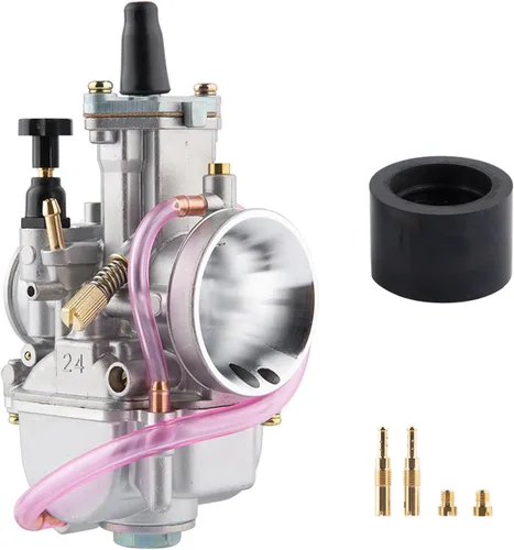 Miniatura 16 de Carburador PWK de 21 mm para Carreras para Motor de 50 cc a 100 cc 2T 4T Moto Dirt Bike, Motocicleta, ATV, Scooter con Colector de Admisión, Chorros