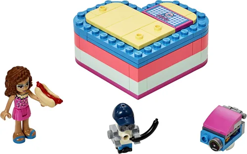 Miniatura 2 de LEGO Friends Olivia's Summer Heart Box 41387 Kit de construcción, nuevo 2019 (93 piezas)