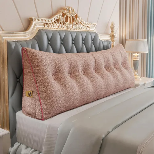Miniatura 28 de Almohada de Cuña Engrosada de 10 libras para Cabecero Posicionador Corporal Almohada de Cuña para Cama Soporte de Respaldo Almohada Triangular