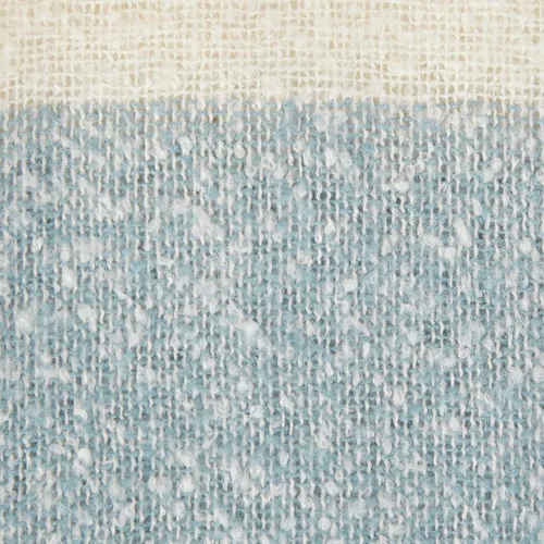 Miniatura 3 de DII Coastal - Manta tejida de acrílico con rayas de rugby, 50 x 60, azul