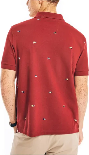 Miniatura 3 de Nautica Polo de cubierta con estampado de ajuste clásico para hombre