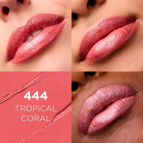 Miniatura 2 de L'Oreal Paris Colour Riche Original - Lápiz labial cremoso e hidratante satinado con aceite de argán y vitamina E, coral tropical, 1 unidad