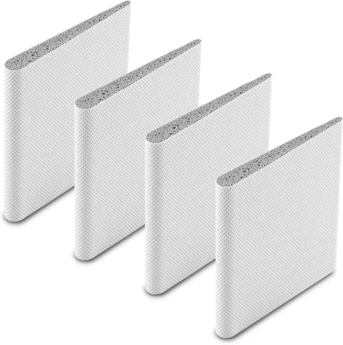 Miniatura 14 de 4 sellos de esquina de puerta, sello de marco de jamba de puerta exterior, tapones de cuña autoadhesivos, almohadillas de espuma para burlete