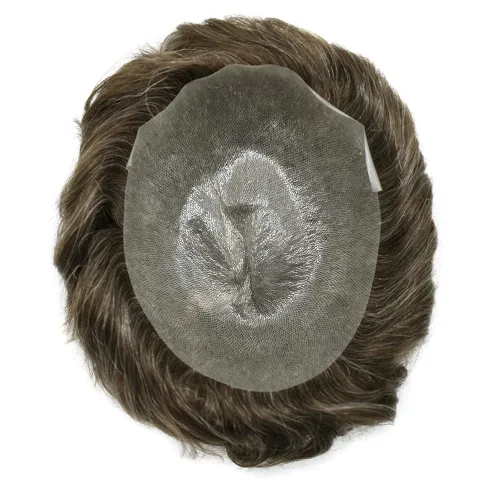 Miniatura 27 de Toupee for Men Human Hair Pieces Ultra Thin Skin Mens Toupee Hair Replacement System Mens Hair Units for Men